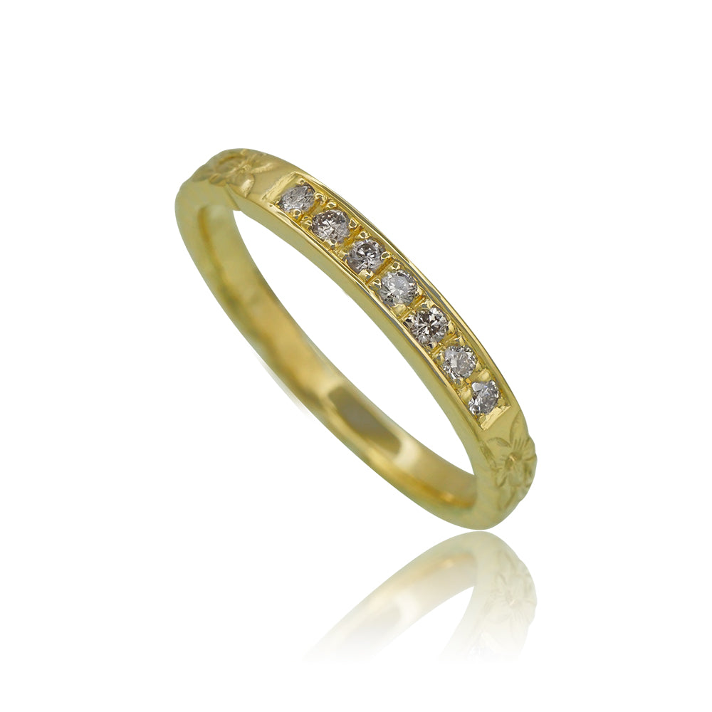 K14マイレDiaハーフエタニティリング【8-2327】