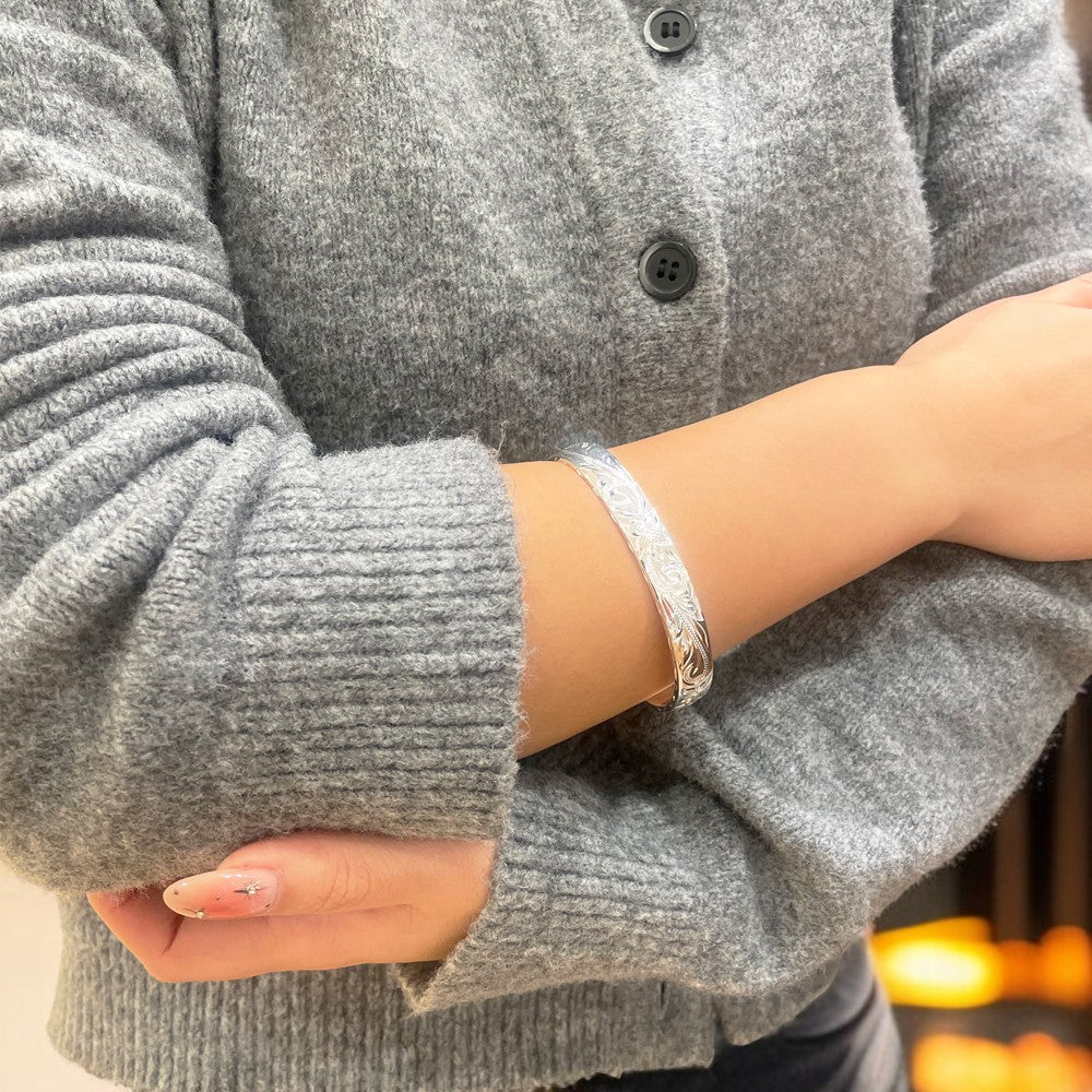 ヘビースクロールカフバングル 【5-0982】