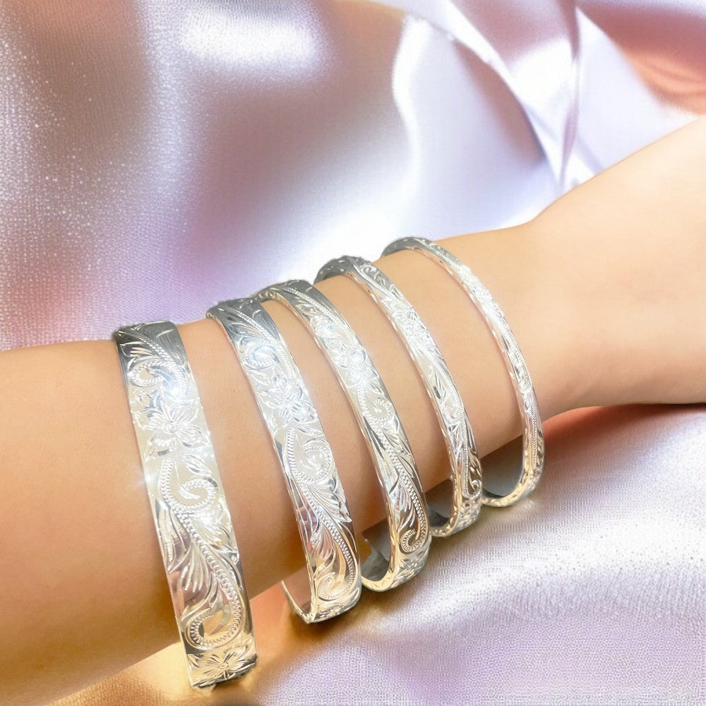 ヘビースクロールカフバングル 【5-0982】