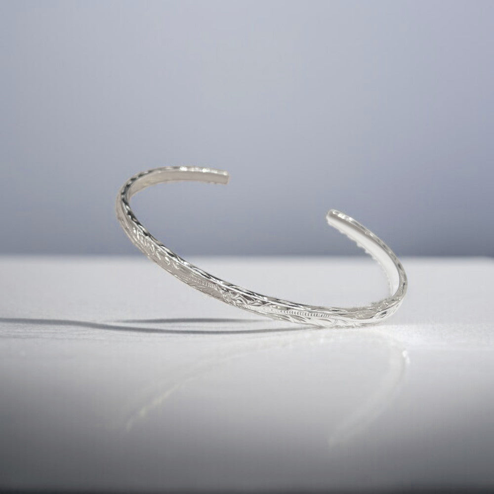 ヘビースクロールカフバングル 【5-0982】