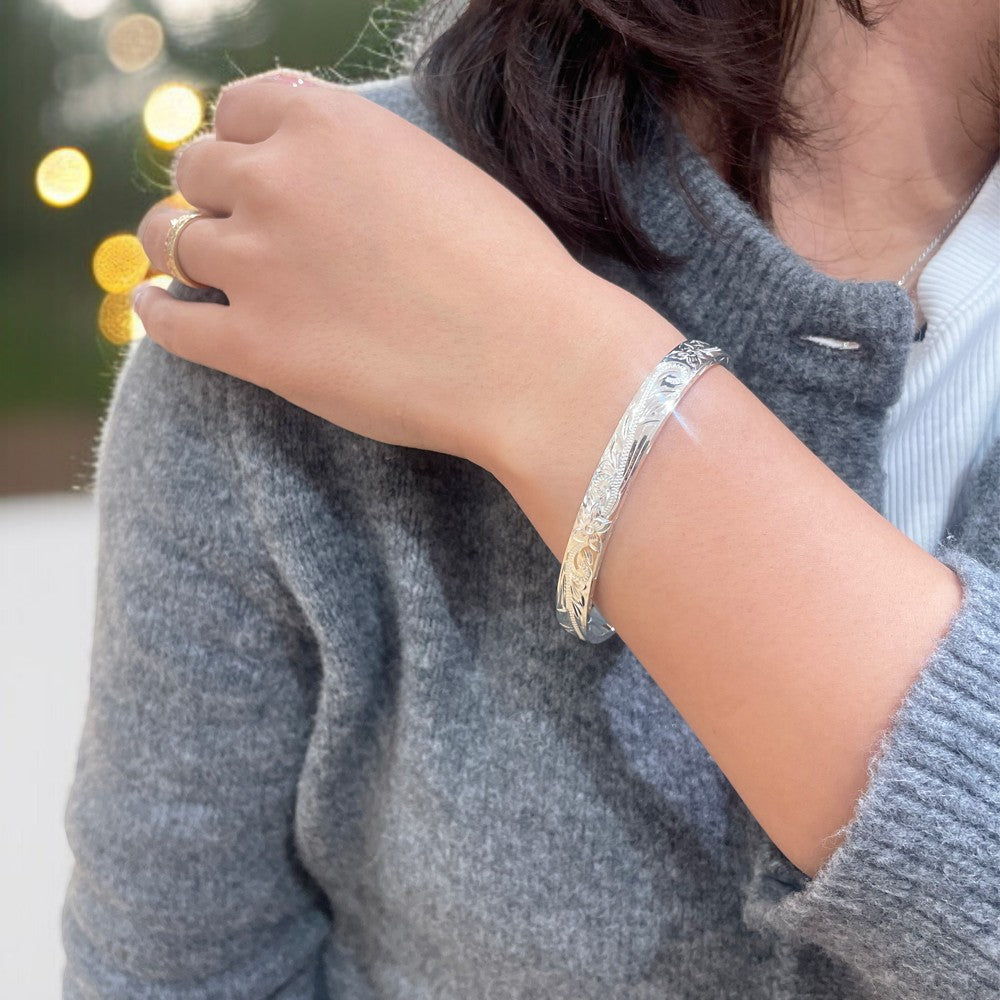 ヘビースクロールカフバングル 【5-0982】