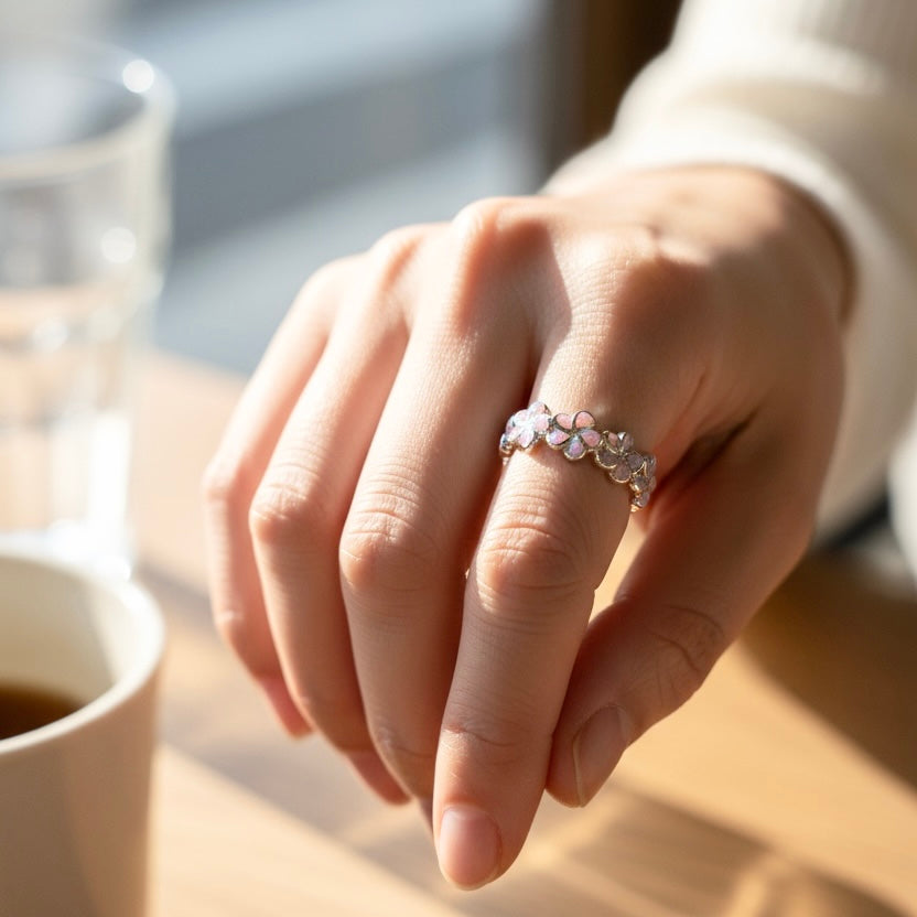 ピンクムーン プルメリアレイリング【3-7235】