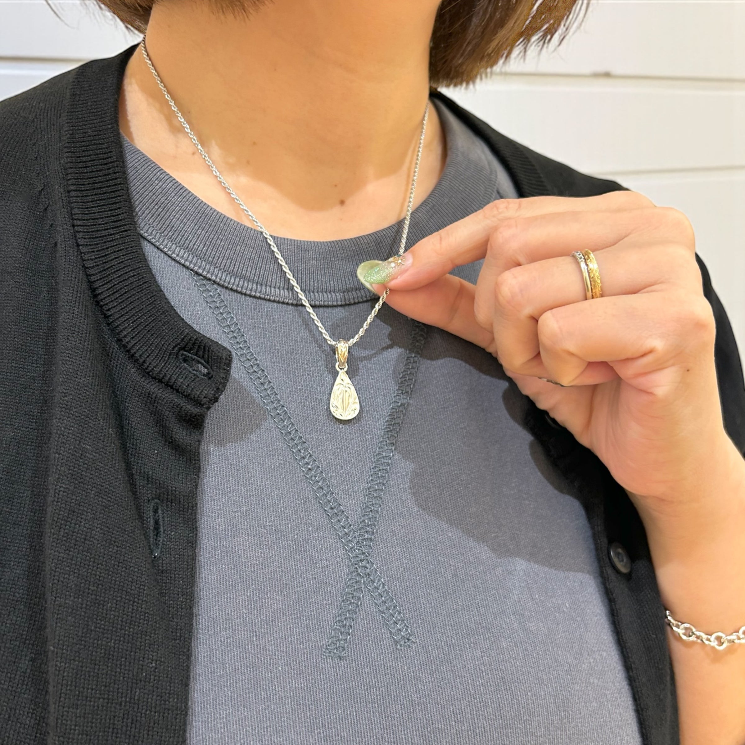 ドロップペンダント(バチカンマイレ) 【2-2460】