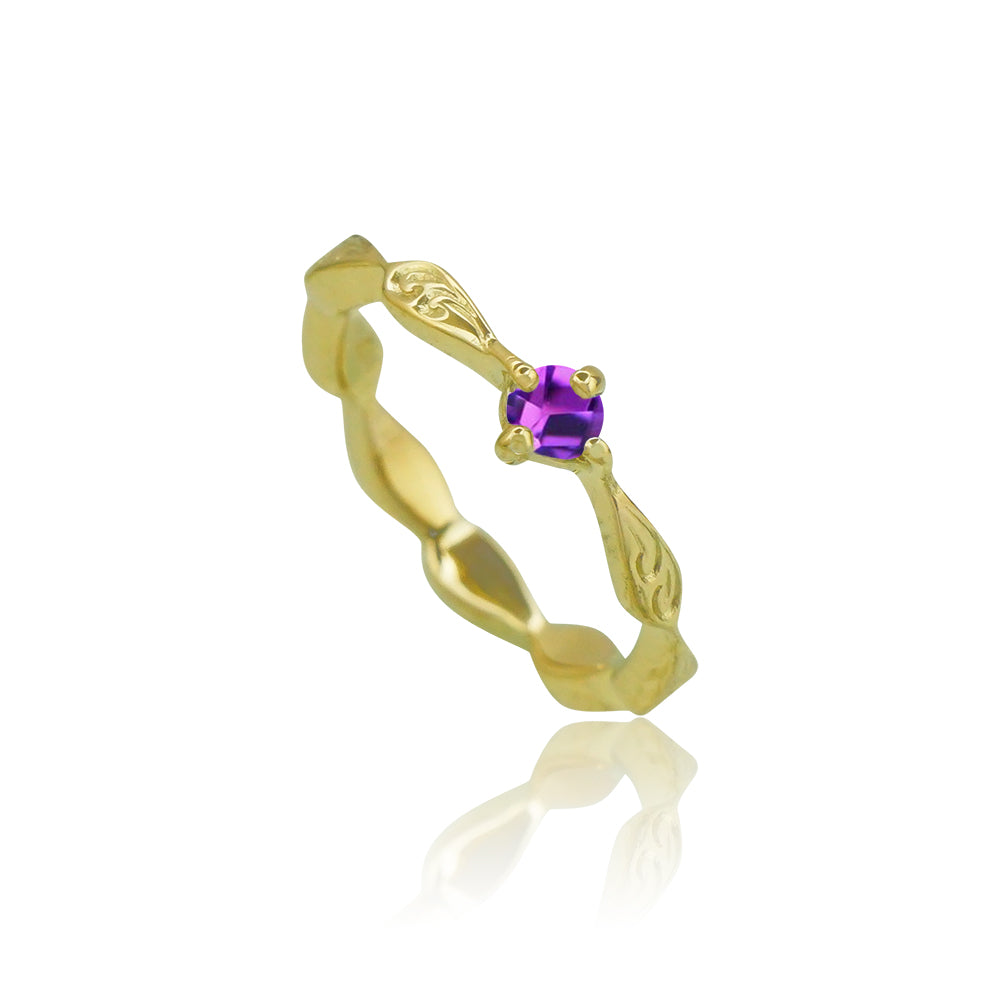 《納期約3週間》K14ベビーリングペンダント 【7-3158】