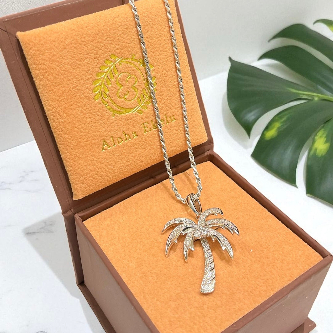 パームツリーパヴェペンダント 【2-6246】