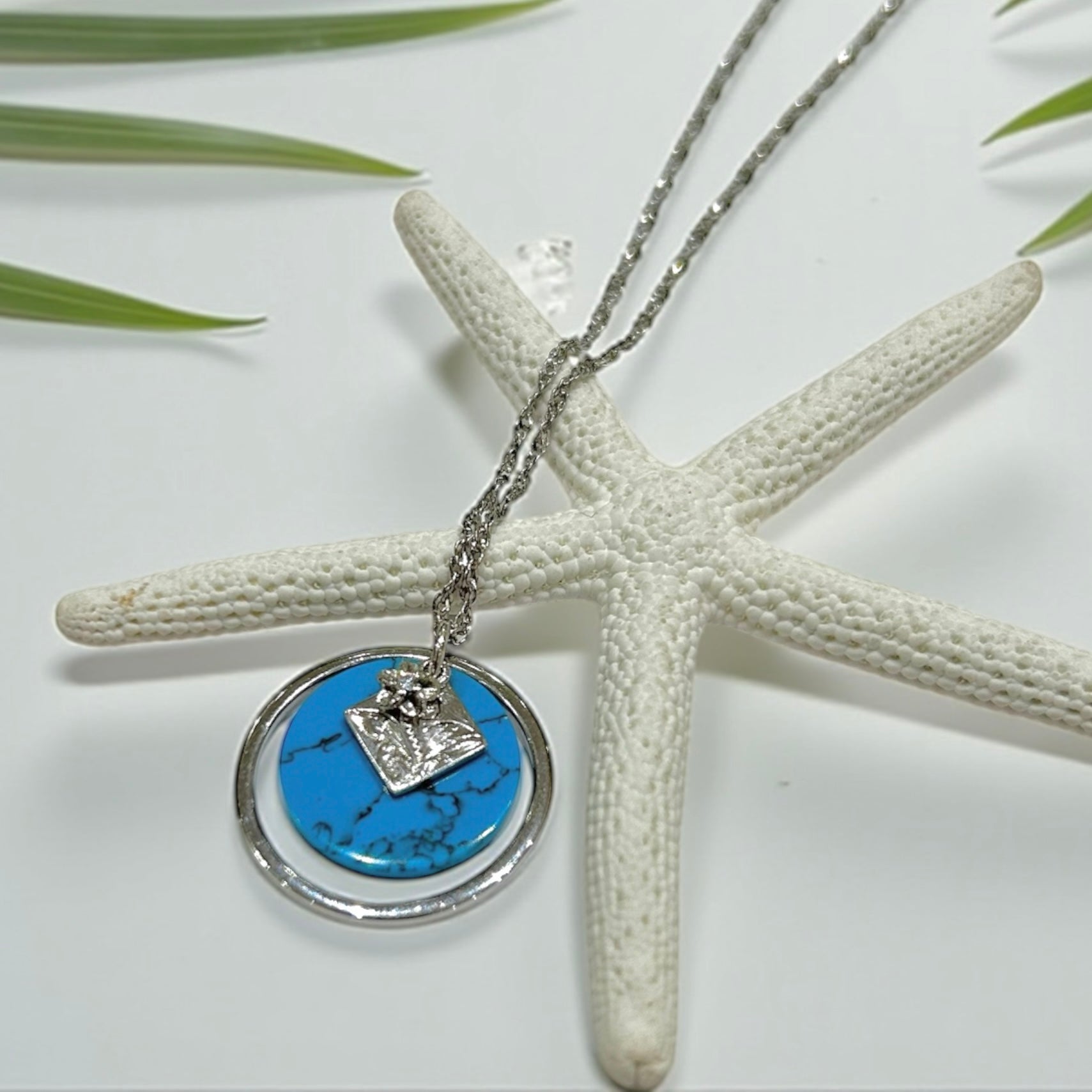 ひし形&TQプレートサークルペンダント 【2-4921】