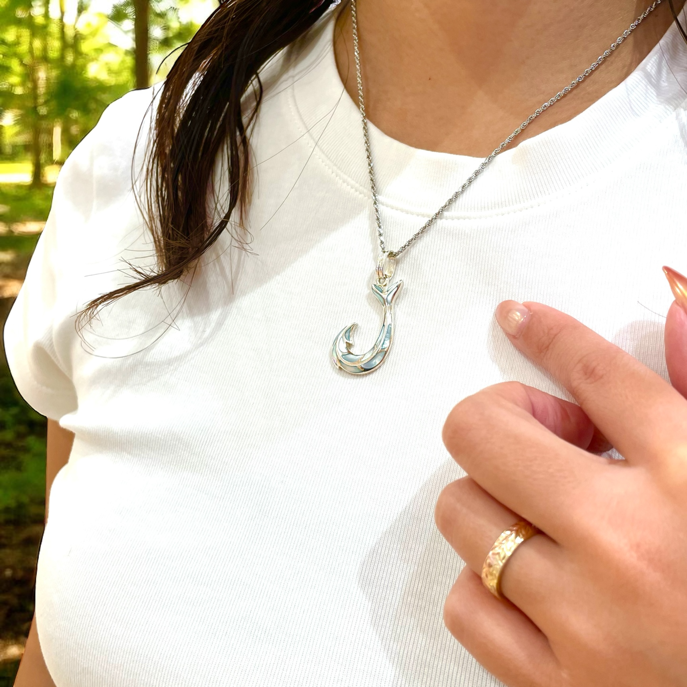 シェルフィッシュフックペンダント(S) 【2-7342】