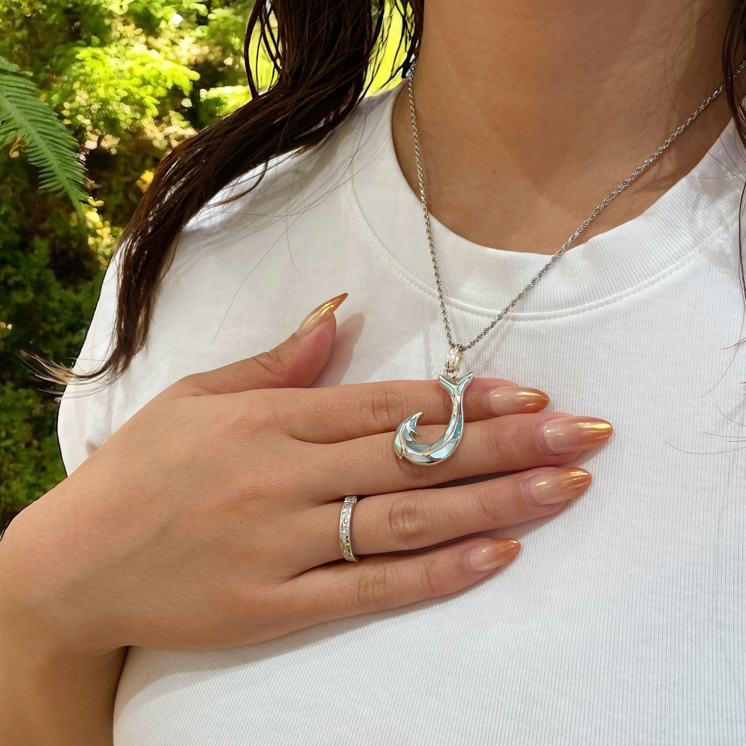 シェルフィッシュフックペンダント(S) 【2-7342】