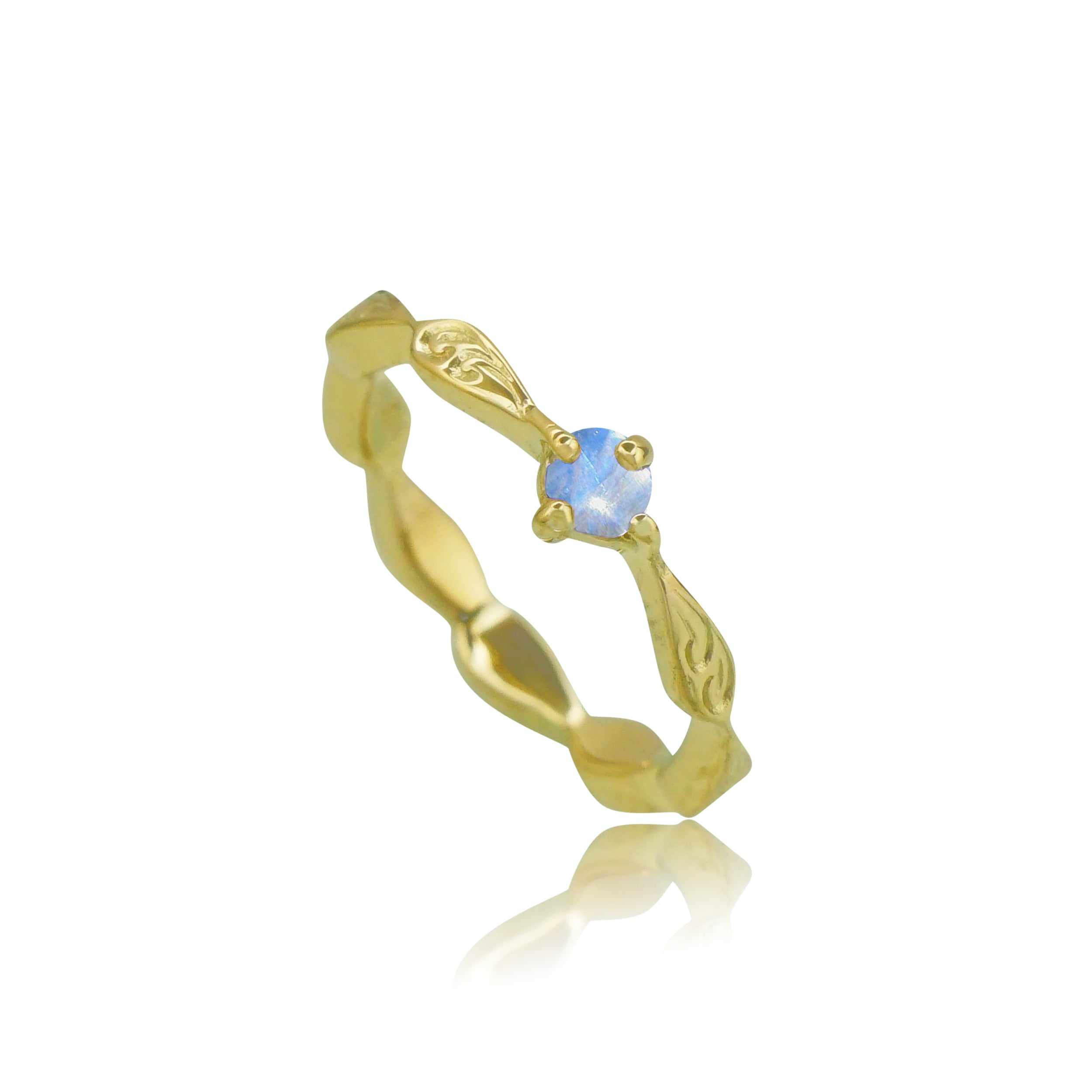 《納期約3週間》K14ベビーリングペンダント 【7-3158】