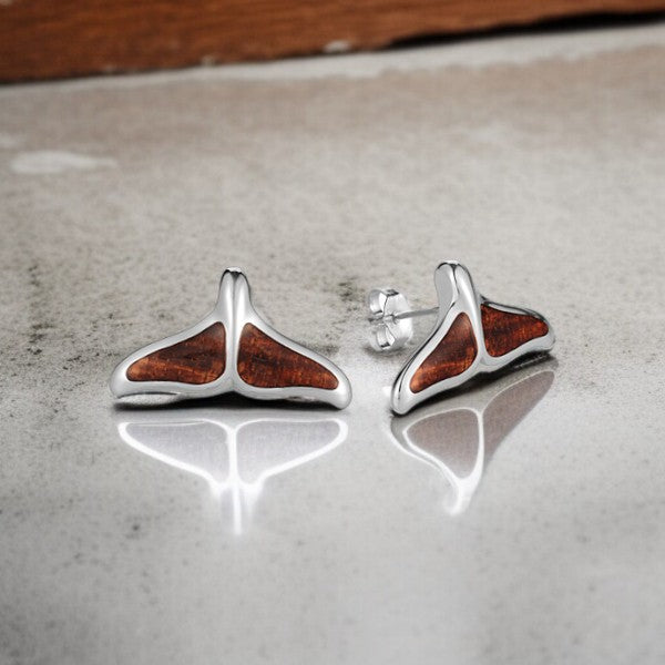 コアウッドホエールテールピアス 【4-5049】