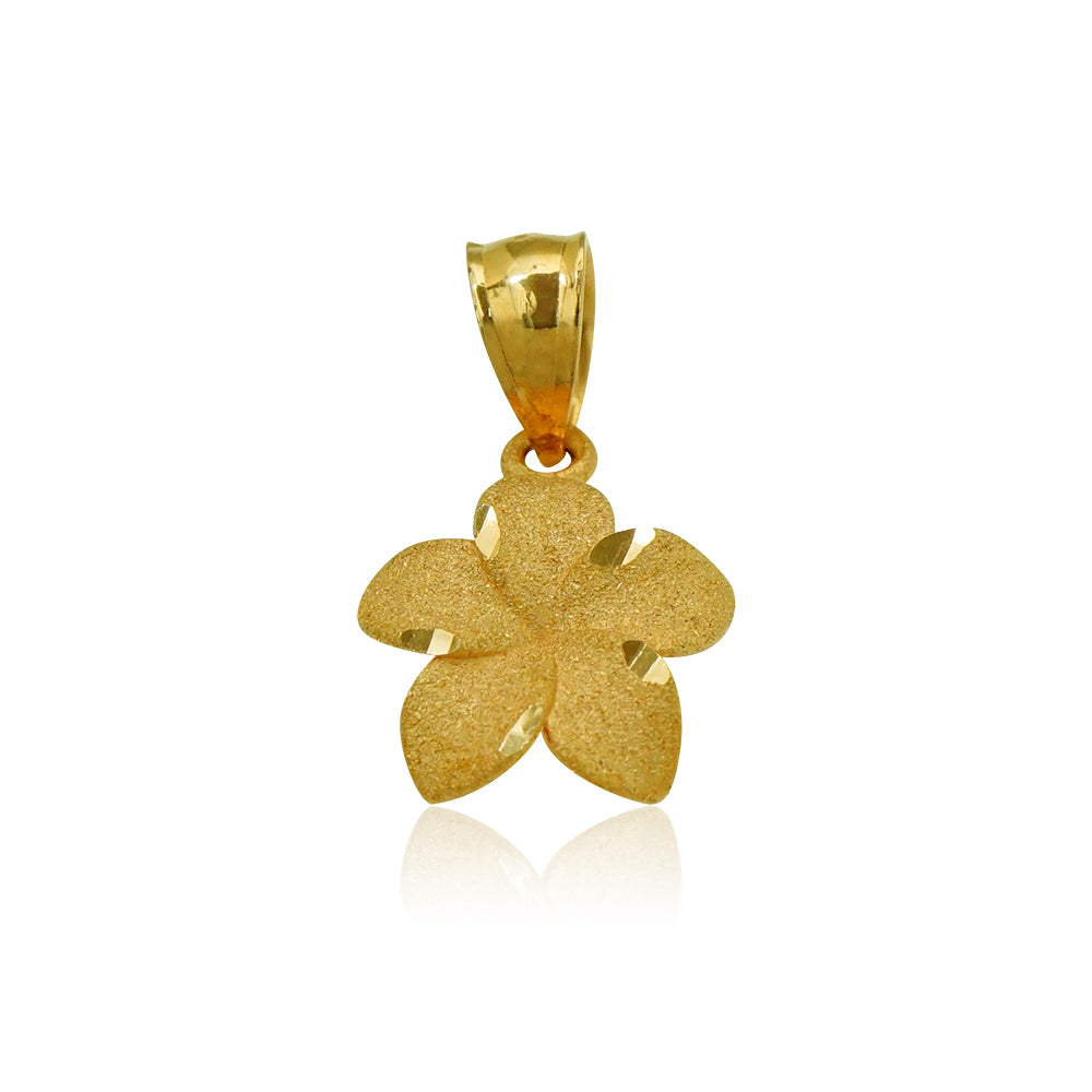K14 プルメリアペンダント 【7-3431】