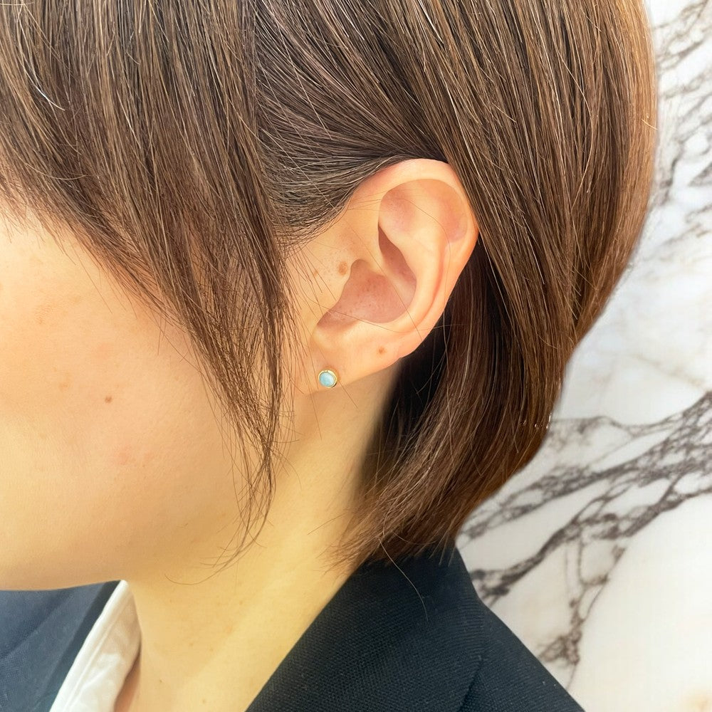 片売り・K14 ラウンドラリマーピアス　【9-1961】