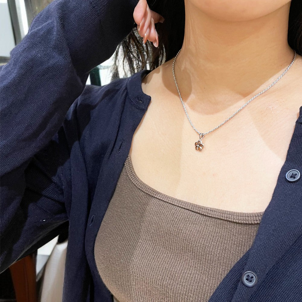 コアウッドプルメリアペンダント　【2-5256】