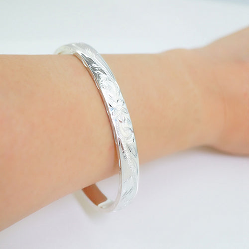 ヘビースクロールカフバングル　【5-0982】