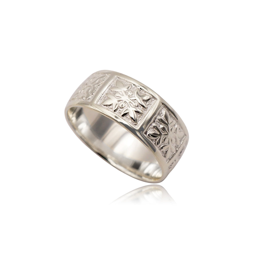 ハワイアンキルトリング　【3-7426】