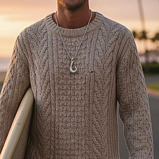 オパールフィッシュフックペンダント　【2-5874】