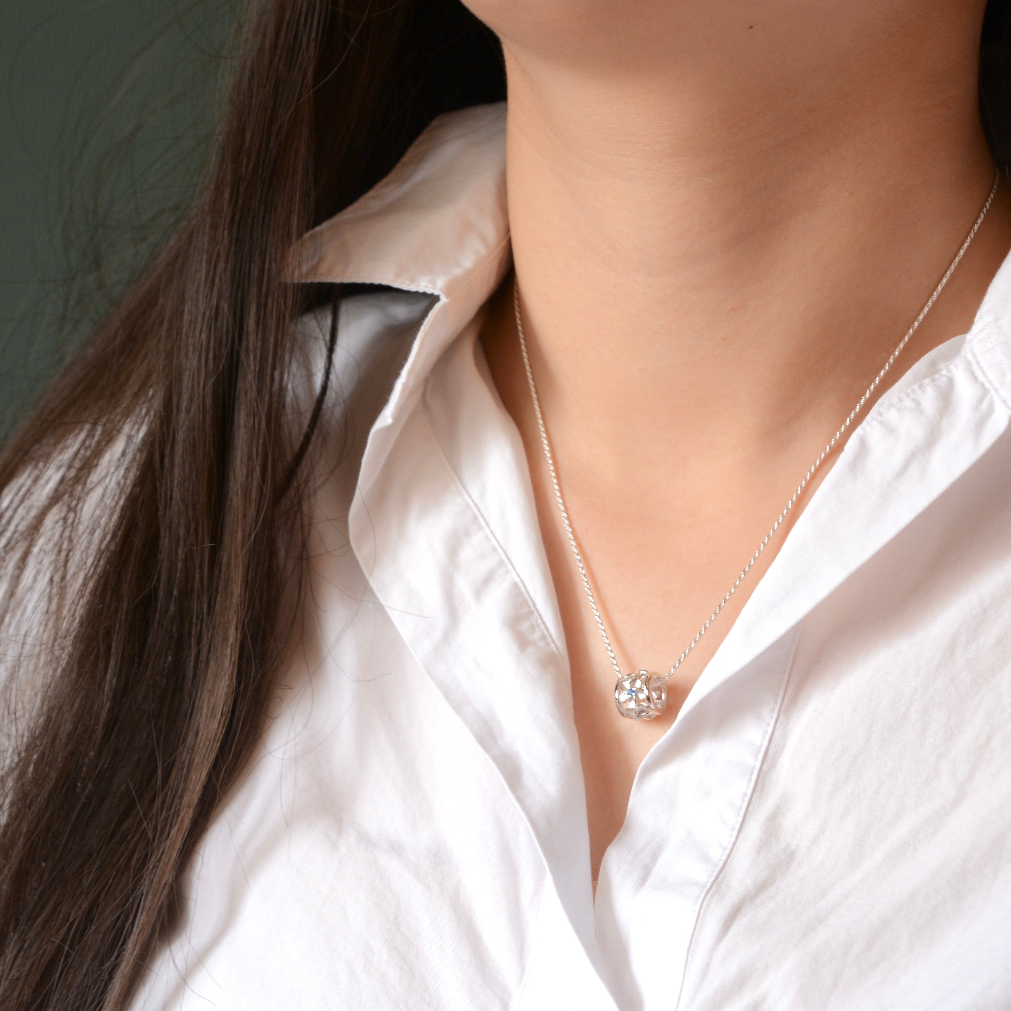 プルメリアバレルペンダント　【2-5904】