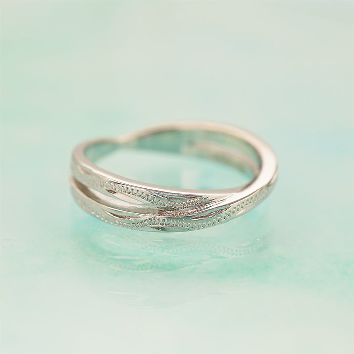 ウェーブクロスリング【3-0922】