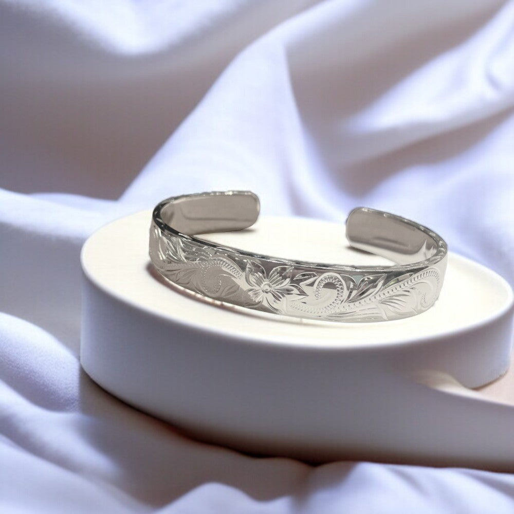 ヘビースクロールカフバングル　【5-0982】