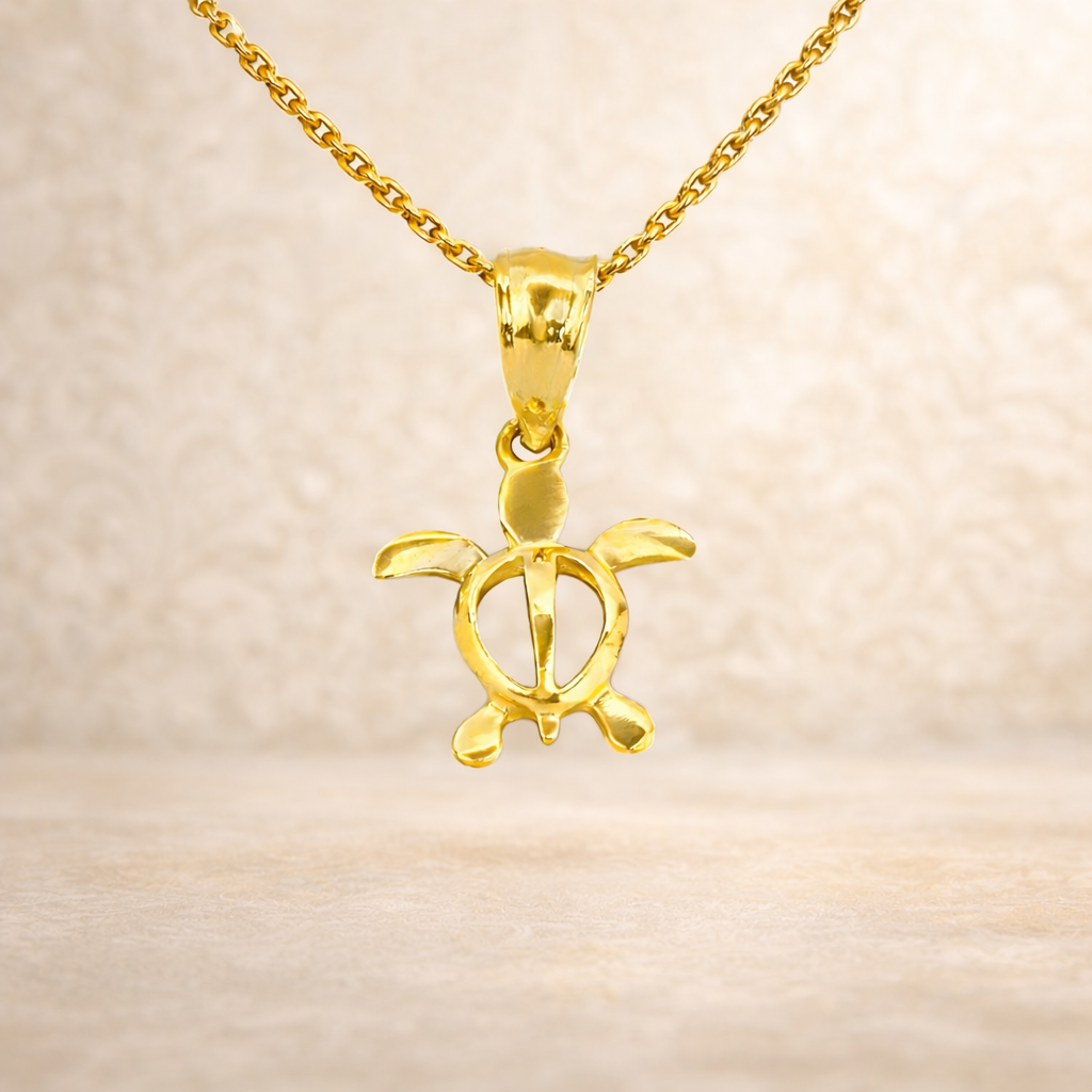 K14 ホヌペンダント　【7-0416】