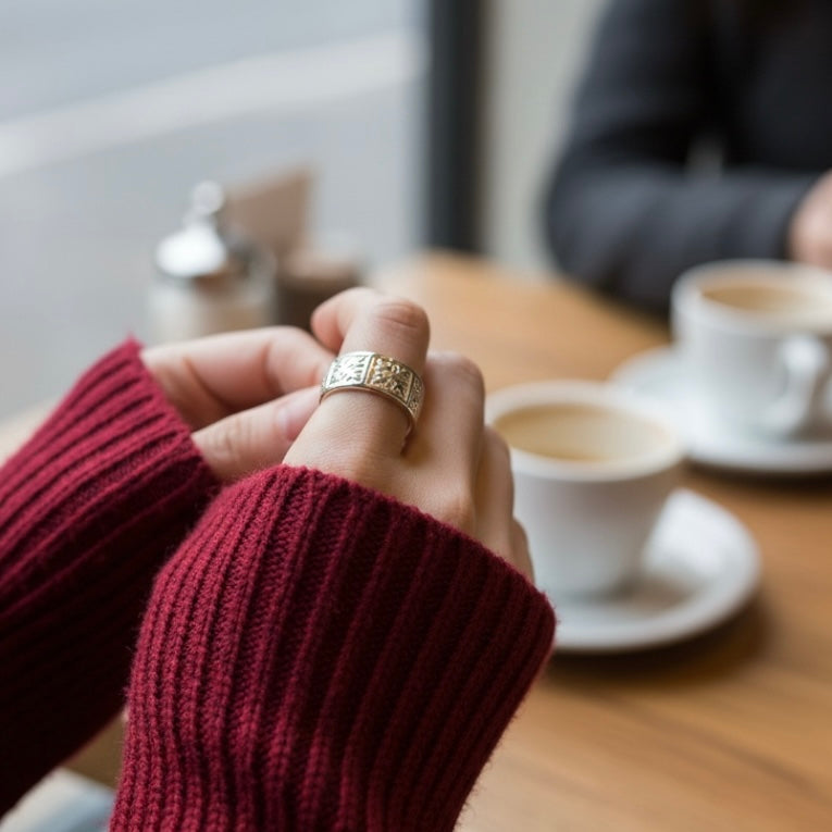 ハワイアンキルトリング　【3-7426】