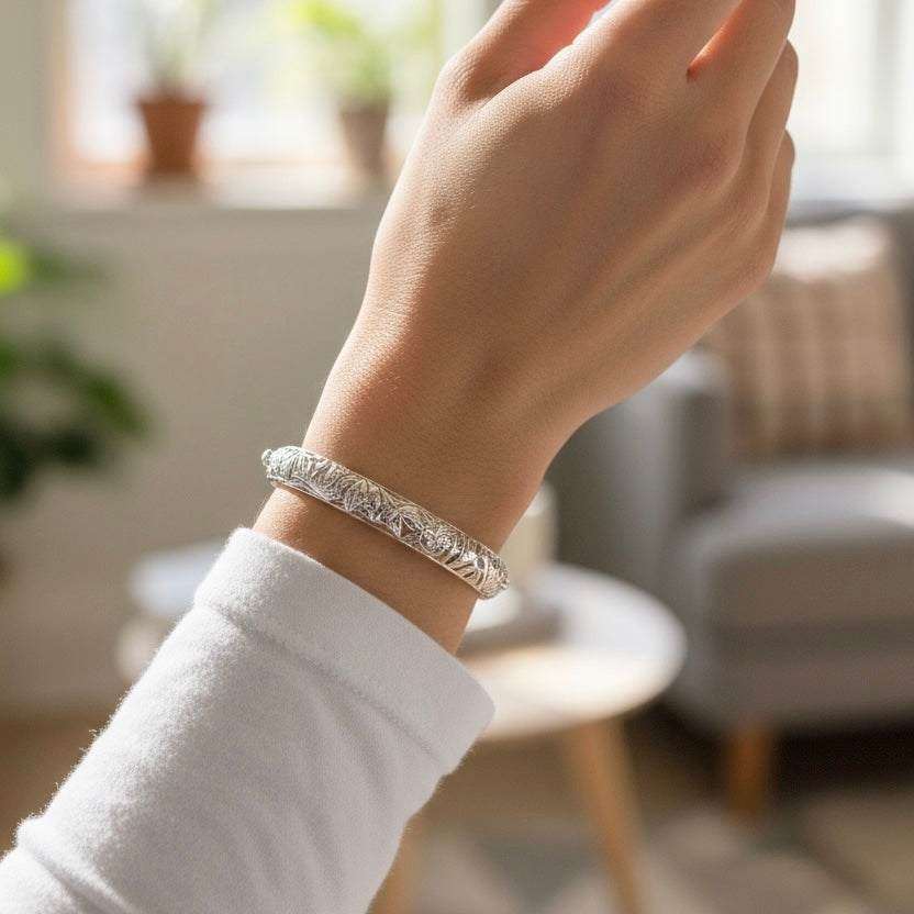 エアリートロピカルオープンバングル　【5-1910】