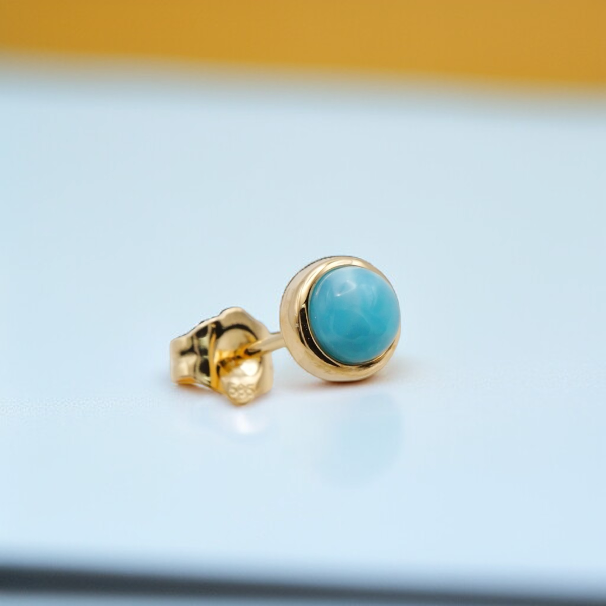 片売り・K14 ラウンドラリマーピアス　【9-1961】