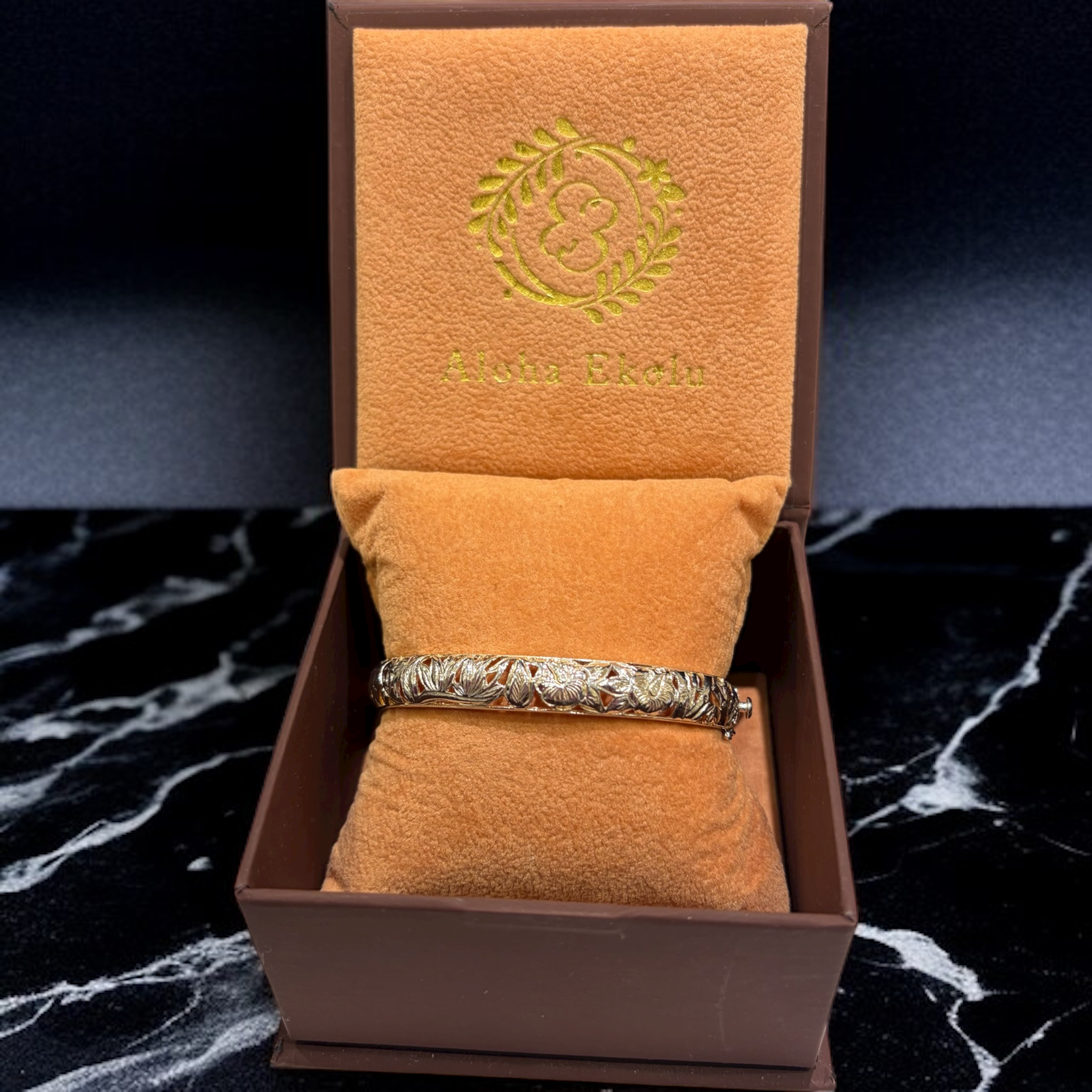 エアリートロピカルオープンバングル　【5-1910】