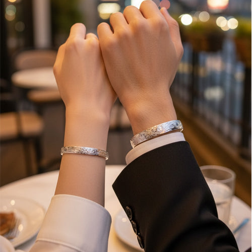 ヘビースクロールカフバングル　【5-0982】